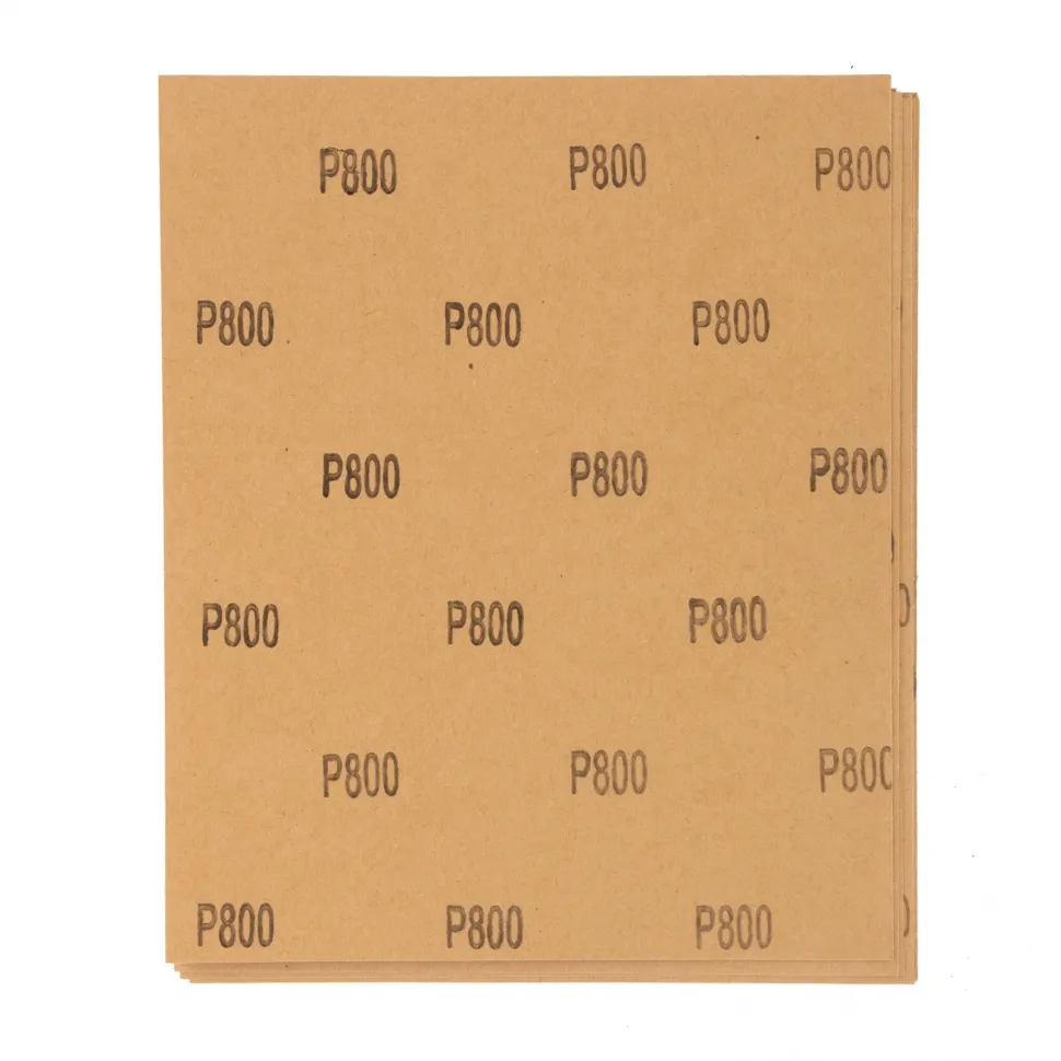 Шлифлист на бумажной основе, P 800, 230х280 мм, 10 шт, водостойкий Matrix - фото 2