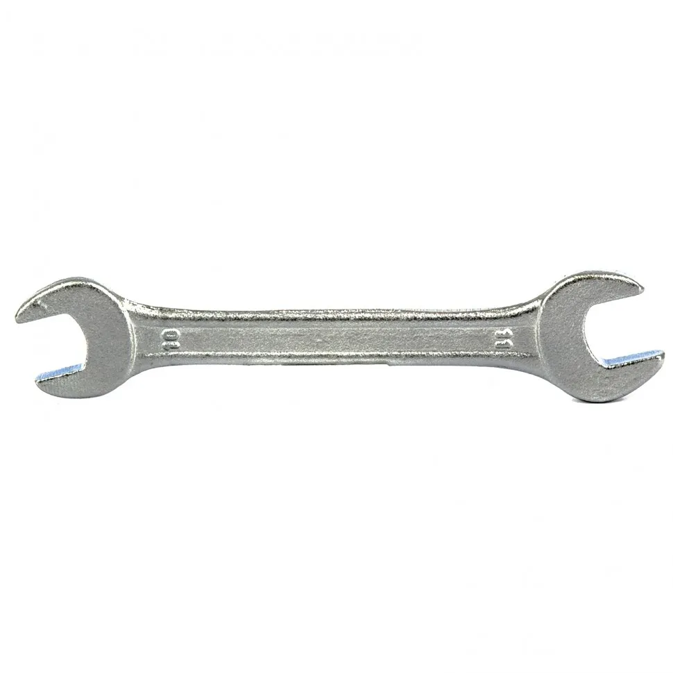 Ключ рожковый, 10х11 мм, хромированный Sparta - фото 1