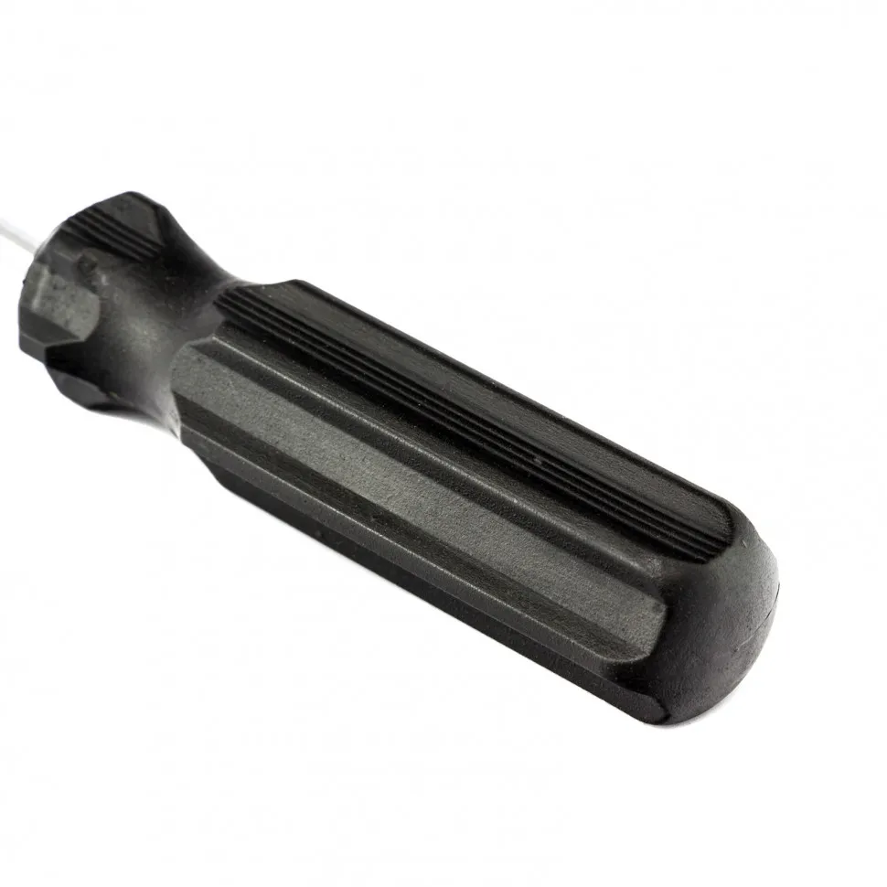 Отвертка SL4х75 мм, углеродистая сталь, черная пластиковая рукоятка Sparta - фото 3