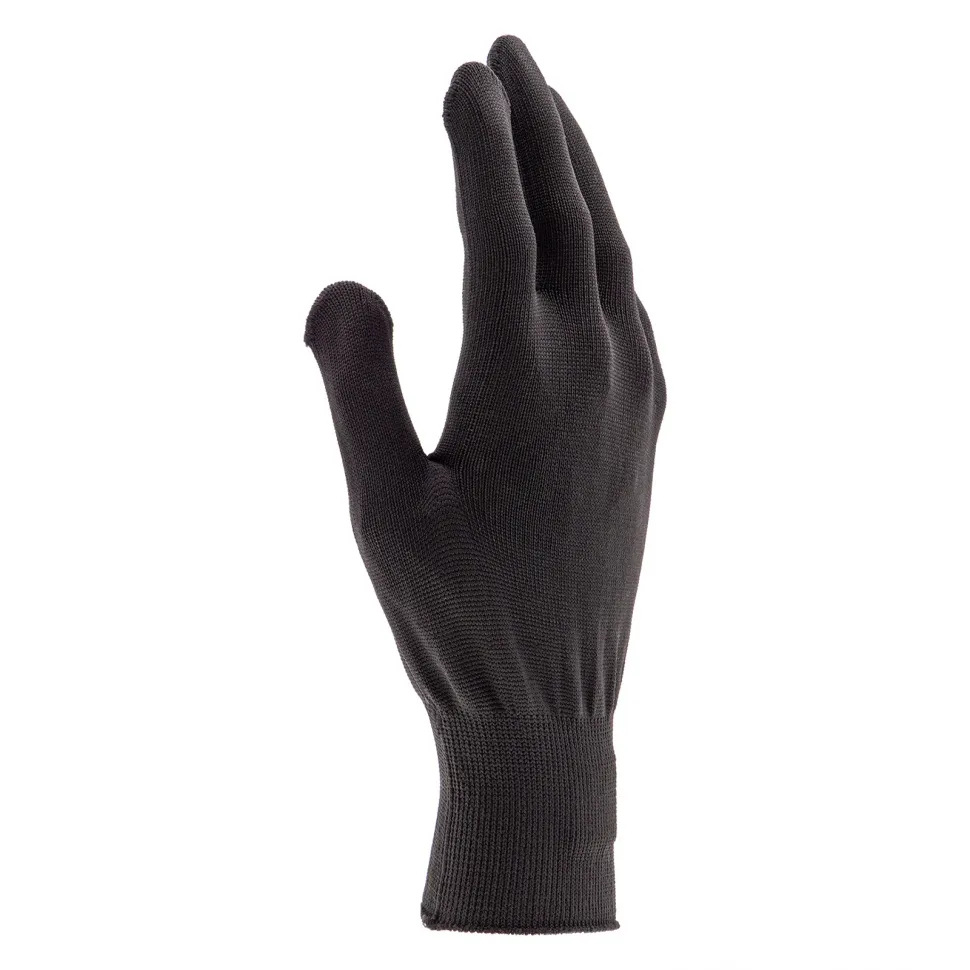 Перчатки Нейлон, ПВХ точка, 13 класс, черные, XL Россия - фото 3