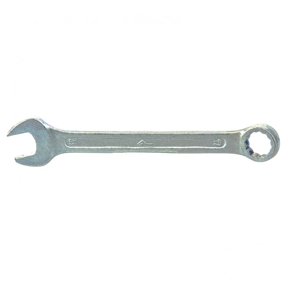 Ключ комбинированный, 17 мм, оцинкованный (КЗСМИ) Россия - фото 1