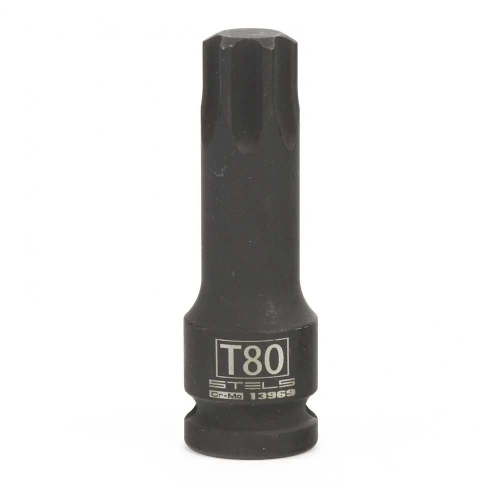 Головка ударная Torx 80, 1/2 Stels - фото 1