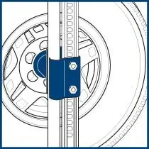 Устройство для крепления реечного домкрата к запасному колесу Stels - фото 2