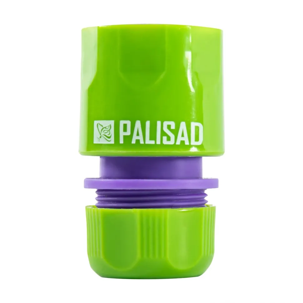 Соединитель пластмассовый, быстросъемный для шланга 1/2, аквастоп Palisad - фото 4