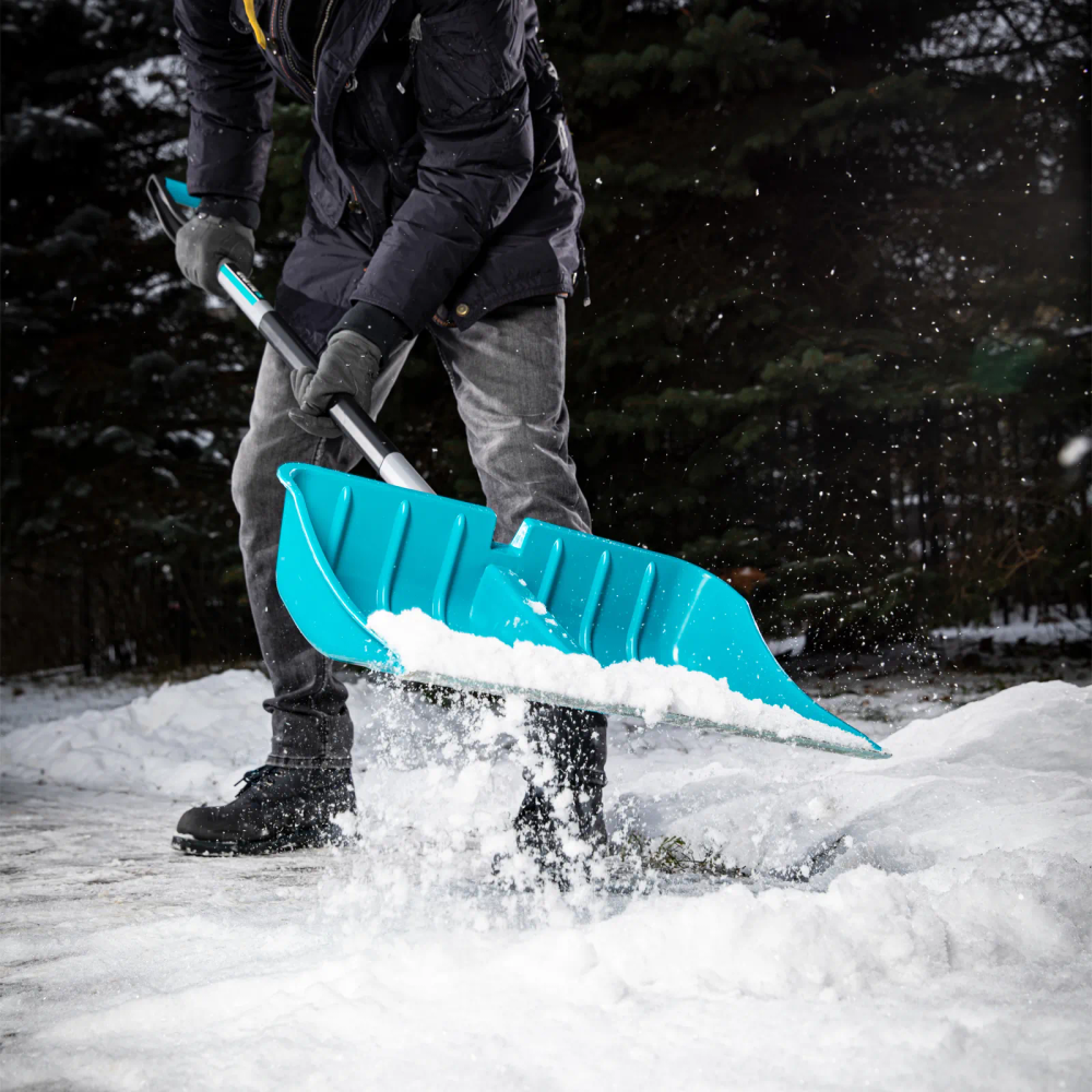 Лопата для уборки снега пластиковая Luxe, 540 х 375 х 1520 мм, стальной черенок, Palisad - фото 9