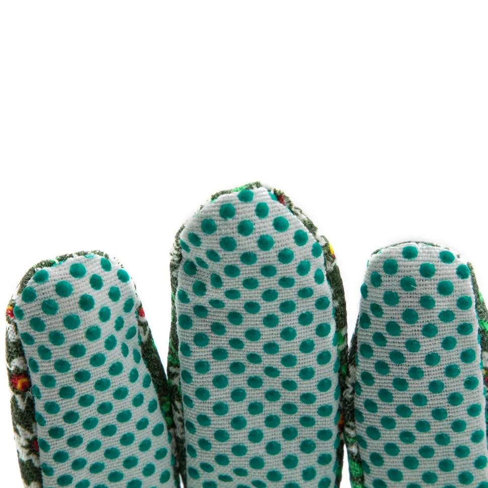 Перчатки садовые х/б ткань с ПВХ точкой, манжет, L Palisad - фото 6