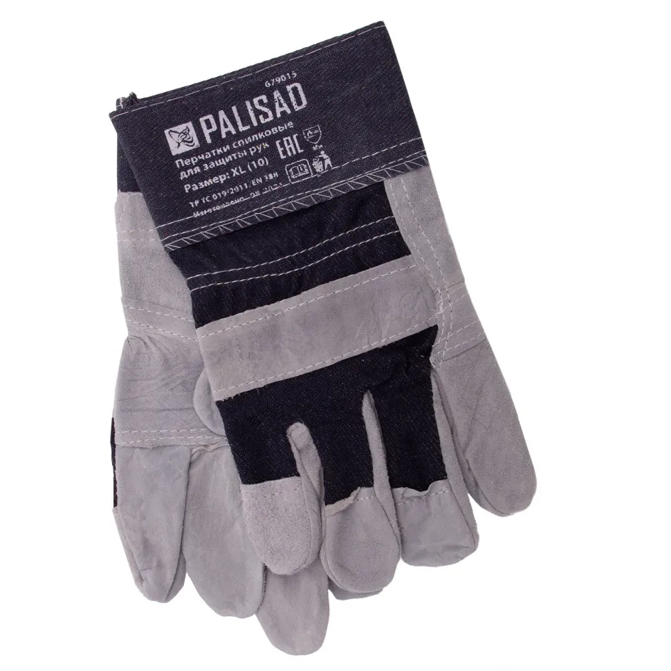 Перчатки спилковые комбинированные, размер XL, Palisad - фото 4