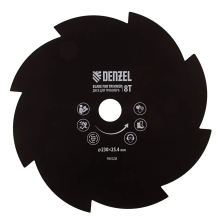 Диск для триммера Denzel 230х25.4 мм, толщина 1.6 мм, 8 лезвий - фото 2