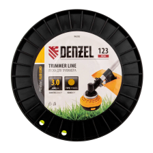 Леска для триммера Denzel круглая, 3,0ммх123м, на DIN катушке FLEX CORD - фото 3