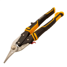 Ножницы по металлу Denzel 270 мм, прямой и левый рез, сталь-СrMo, трехкомпонентные рукоятки - фото 2