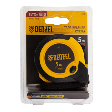 Рулетка Denzel 5мх19мм, двухкомп. корпус, кнопка-пауза - фото 8