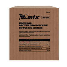 Инверторный аппарат дуговой сварки MTX MMA-200S, 200 А, ПВ60%, диаметр электрода 1,6-5 мм - фото 16