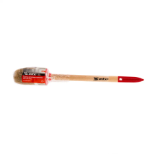 Кисть круглая MTX Профи №6 (30 мм), натуральная щетина, деревянная ручка - фото 3