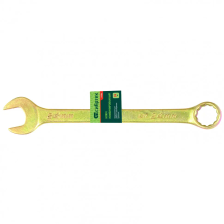Ключ комбинированный Сибртех 24 мм, желтый цинк - фото 2