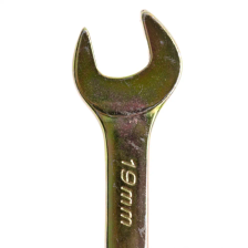 Ключ комбинированный Сибртех 19 мм, желтый цинк - фото 3