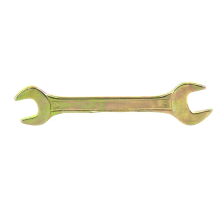 Ключ рожковый, 17х19 мм, желтый цинк Сибртех - фото 1