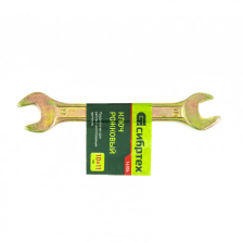 Ключ рожковый, 10х11 мм, желтый цинк Сибртех - фото 2
