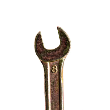 Ключ рожковый, 8х10 мм, желтый цинк Сибртех - фото 2