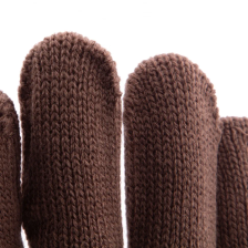 Перчатки трикотажные Сибртех акрил, ПВХ гель, Протектор, коричневый, оверлок Россия - фото 6