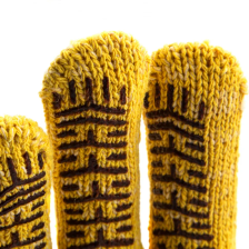 Перчатки трикотажные Сибртех усиленные, гелевое ПВХ-покрытие, 7 класс, желтые Россия - фото 6