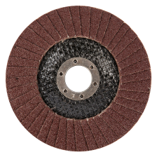 Круг лепестковый торцевой Сибртех конический, Р 80, 125х22.2 мм - фото 2