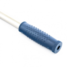 Скребок, фиксированное лезвие 100 мм, металлическая обрезиненная ручка, 500 мм Сибртех - фото 4