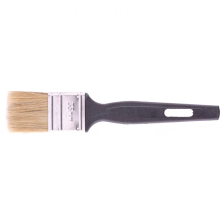 Кисть флейцевая Стандарт, 35х6 мм, натуральная щетина, пластиковая ручка Сибртех - фото 1