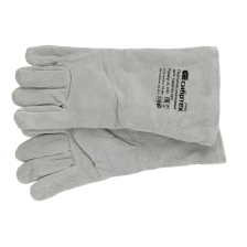 Перчатки спилковые Сибртех с манжетой для садовых и строительных работ, утолщенные, размер XL, - фото 1