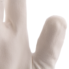 Перчатки трикотажные Сибртех с белым полиуретановым покрытием, размер L, 15 класс вязки - фото 3
