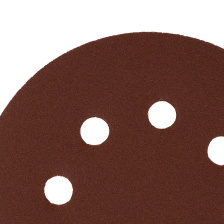 Круг абразивный на ворсовой подложке под липучку, перфорированный, P 180, 125 мм, 5 шт Сибртех - фото 4