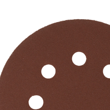 Круг абразивный на ворсовой подложке под липучку, перфорированный, P 240, 125 мм, 5 шт Сибртех - фото 4