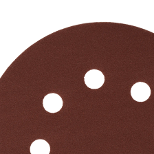 Круг абразивный на ворсовой подложке под липучку, перфорированный, P 220, 125 мм, 5 шт Сибртех - фото 4