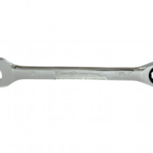 Ключ комбинированный трещоточный, 18 мм, CrV, зеркальный хром Matrix Professional - фото 1