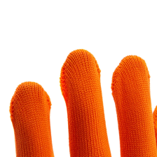 Перчатки Нейлон, ПВХ точка, 13 класс, оранжевые, XL Россия - фото 5