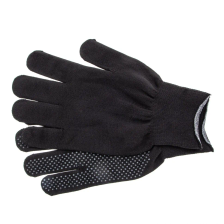 Перчатки Нейлон, ПВХ точка, 13 класс, черные, XL Россия - фото 4