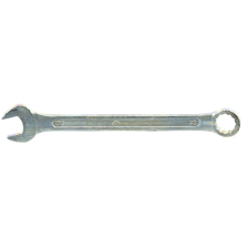 Ключ комбинированный, 12 мм, оцинкованный (КЗСМИ) Россия - фото 1