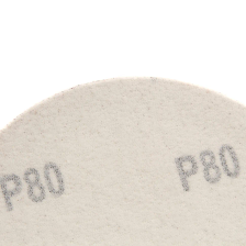 Круг абразивный на ворсовой подложке под липучку, P 80, 125 мм, 10 шт Сибртех - фото 3