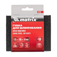 Губка для шлифования Matrix 125х100х10 мм, мягкая, P 100 - фото 2