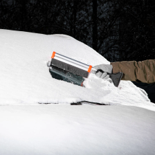 Щетка-сметка для снега со скребком, телескопическая 41-60 см Stels - фото 9