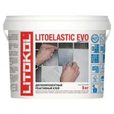 Клей для плитки реактивный Litokol Litoelastic Evo 5кг - фото 1