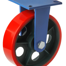 Сверхбольшегрузное полиуретановое колесо FHpo85 250 мм, 950 кг неповоротное 1007627 - фото 1
