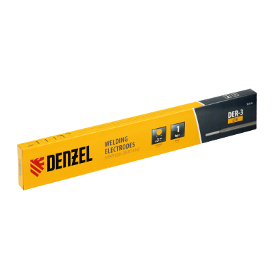 Электроды Denzel DER-3 3 мм, 1 кг, рутиловое покрытие - фото 1