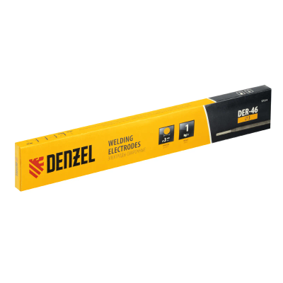 Электроды Denzel DER-46 3 мм, 1 кг, рутиловое покрытие - фото 1