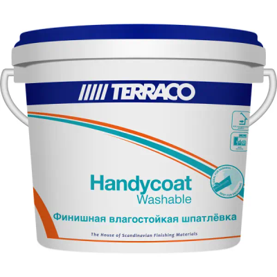 Шпатлёвка финишная влагостойкая Terraco Handycoat Washable 5 кг - фото 1