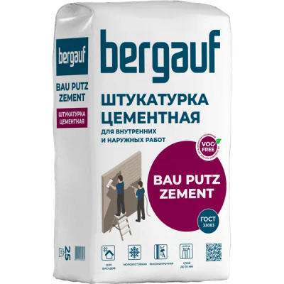 Штукатурка цементная Bergauf Bau Putz Zement 25 кг - фото 1