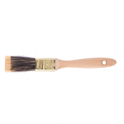Кисть плоская MTX Golden 1, искусственная щетина, деревянная ручка - фото 1