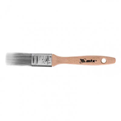 Кисть плоская MTX Platinum 1, искусственная щетина, деревянная ручка - фото 1