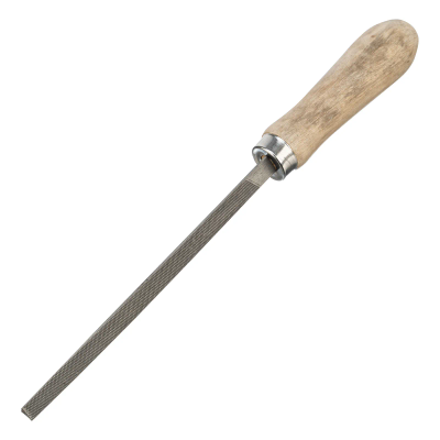 Напильник трехгранный, 150 мм, деревянная ручка Сибртех - фото 1