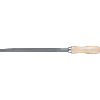 Напильник трехгранный, 200 мм, деревянная ручка Сибртех - фото 1