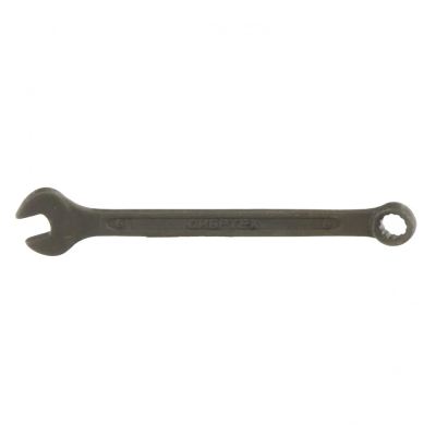 Ключ комбинированный Сибртех 6 мм, CrV, фосфатированный, ГОСТ 16983 - фото 1